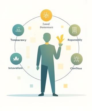 Иллюстрация, символизирующая миссию и ценности компании InsightCapitallForce